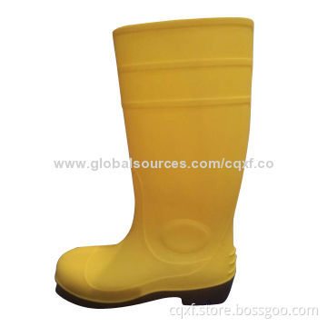 Men's plastic PVC rain boots